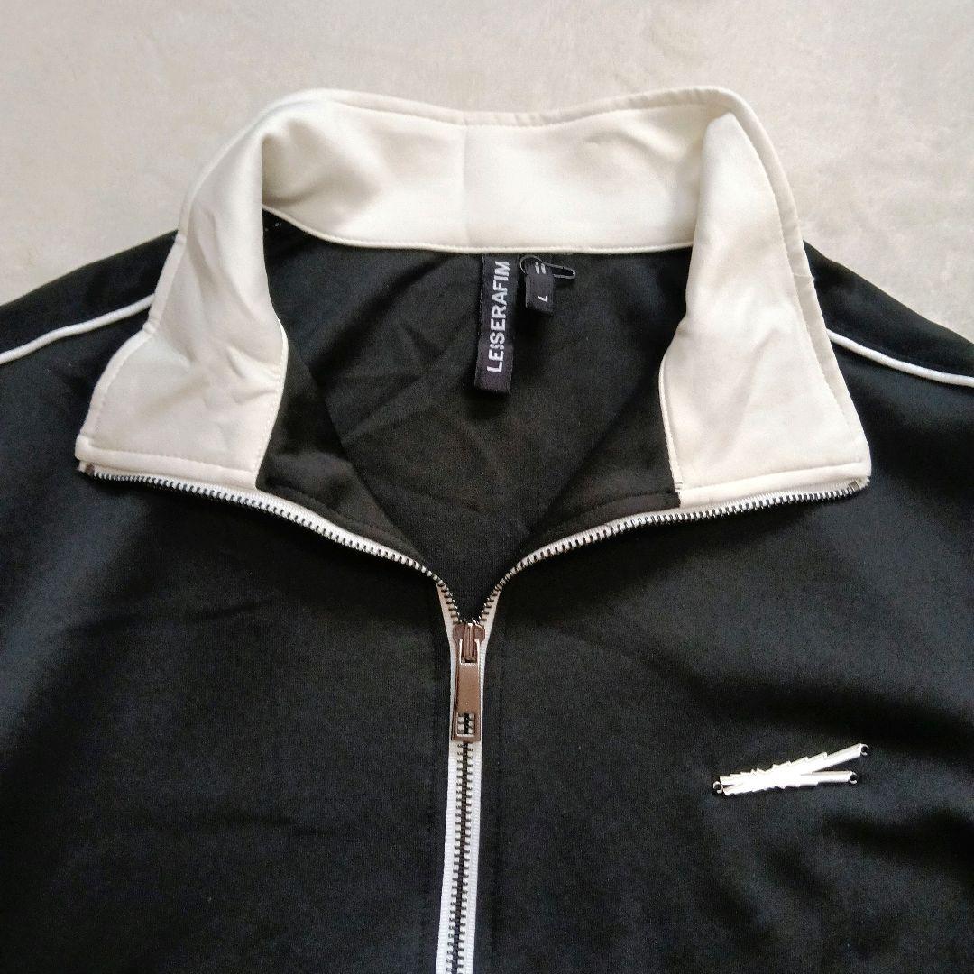 ❁LE SSERAFIM Track Jacket Black (L)