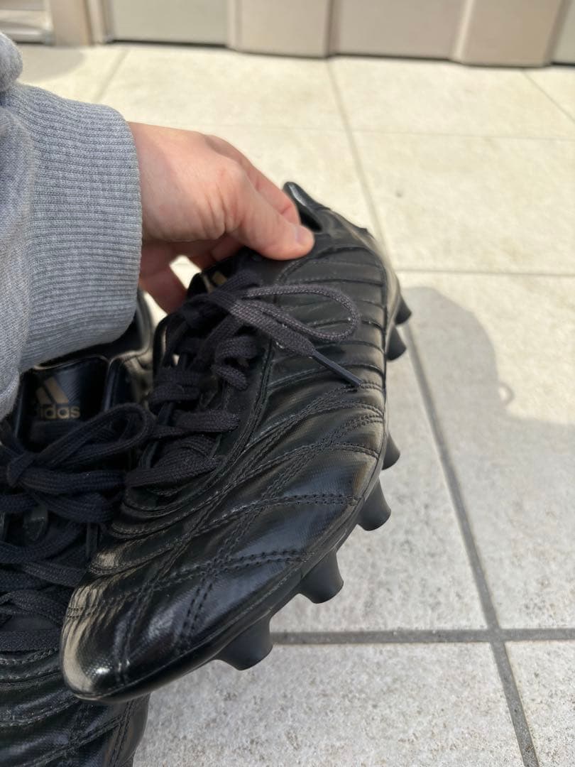 adidas パティークX サッカースパイク 26.0cm ブラック 日本製