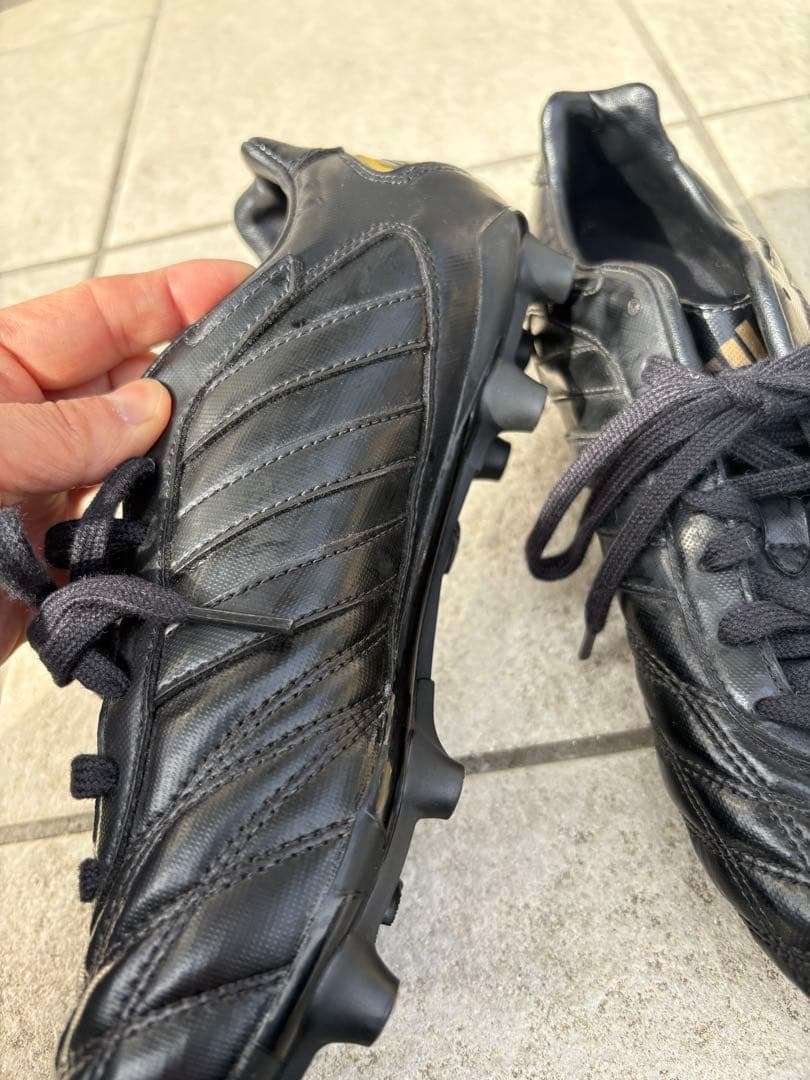 adidas パティークX サッカースパイク 26.0cm ブラック 日本製