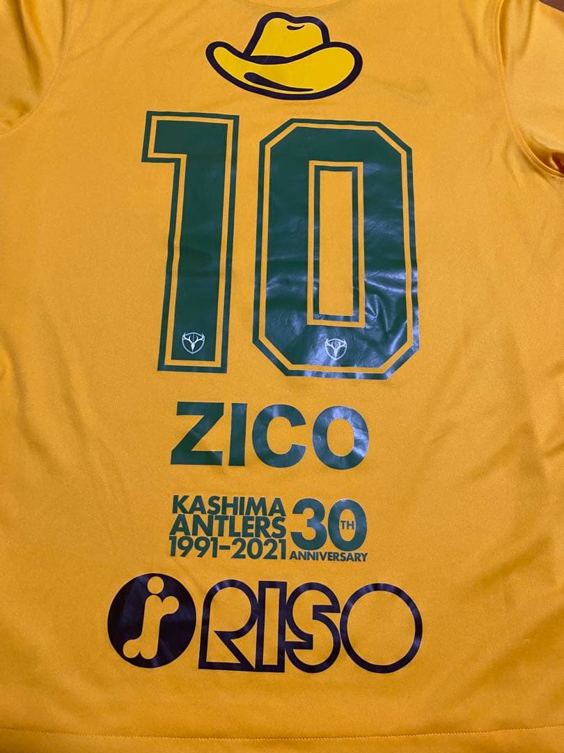 鹿島アントラーズ 3rdユニ 10 ZICO XLサイズ