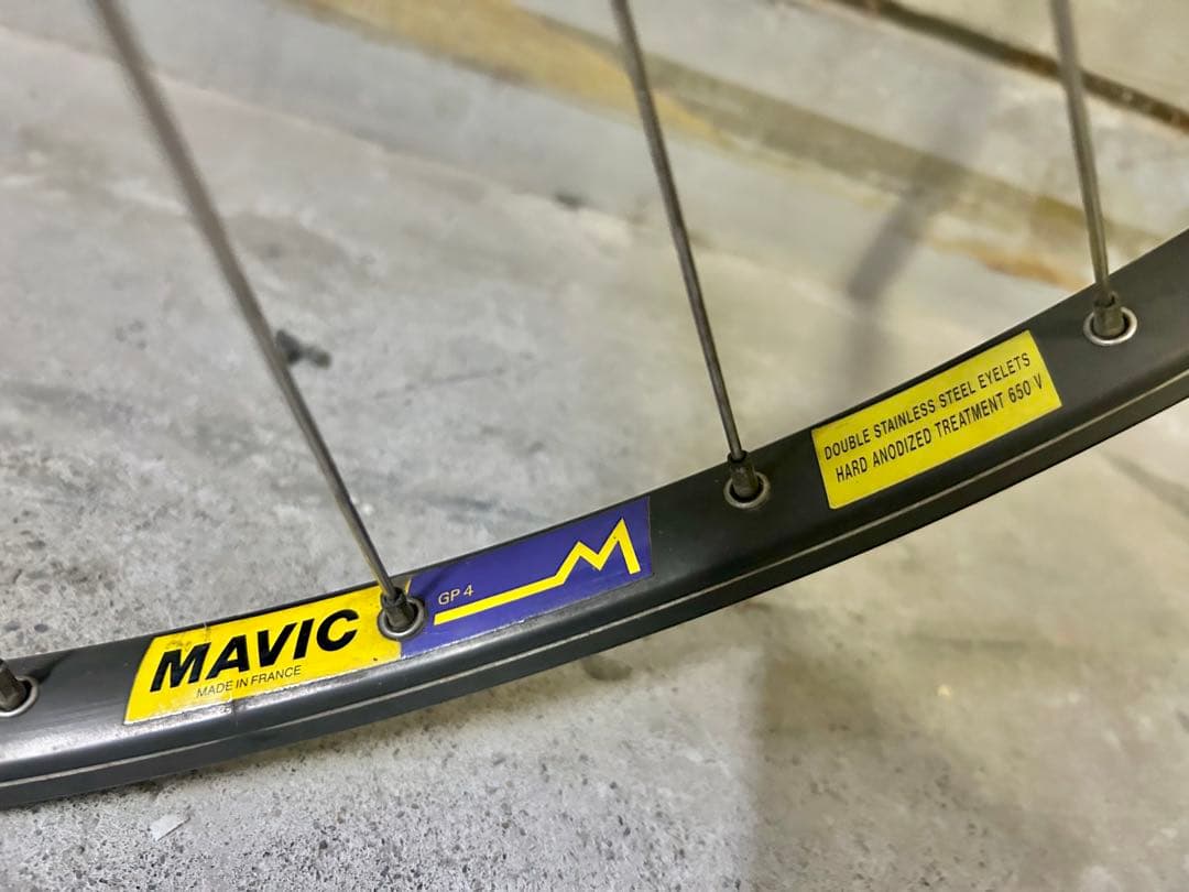 【Mavic/マビック前輪ホイール】GP4チューブラー重量0.85kg