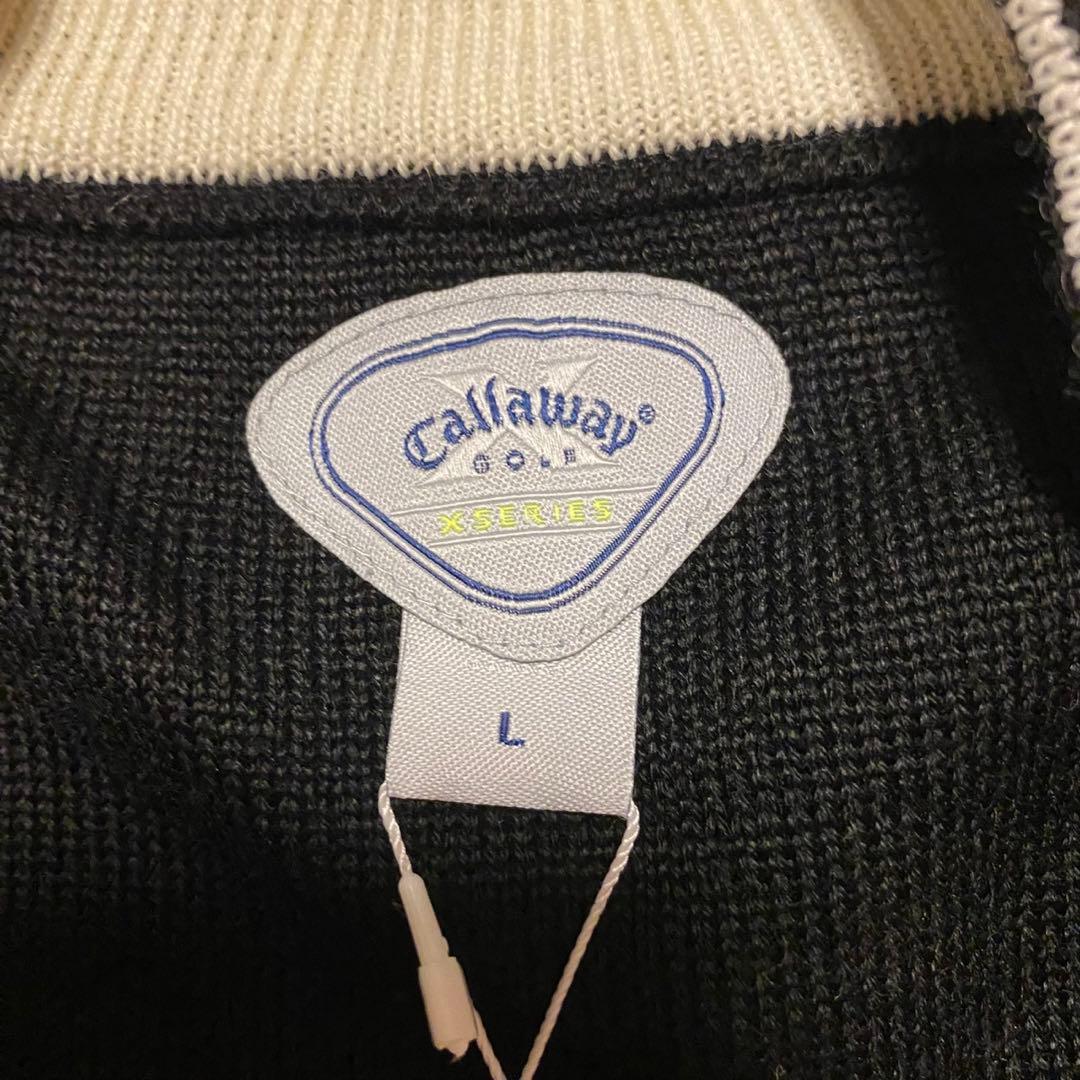 新品　Callaway ゴルフ　ハーフジップニット ゴルフウェア