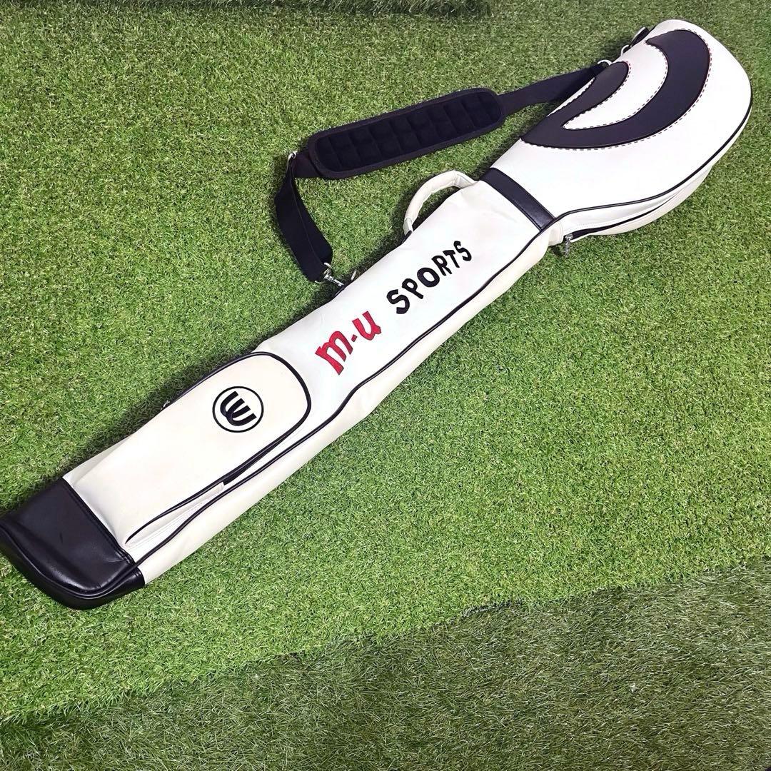 美品 m.u SPORTS ミエコウエサコ 持ち運び楽 ゴルフクラブケース