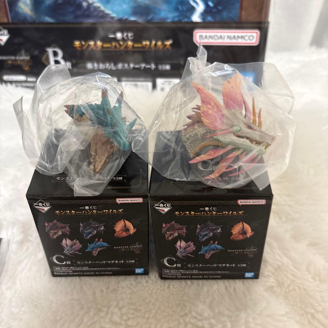 一番くじモンスターハンターワイルズＡ.B×2.C×2.D.F.G×2　9点セット