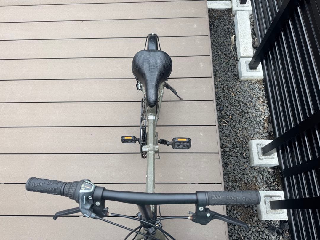 【引取限定】JEEP 20インチ 折りたたみ自転車 JE-206GRS