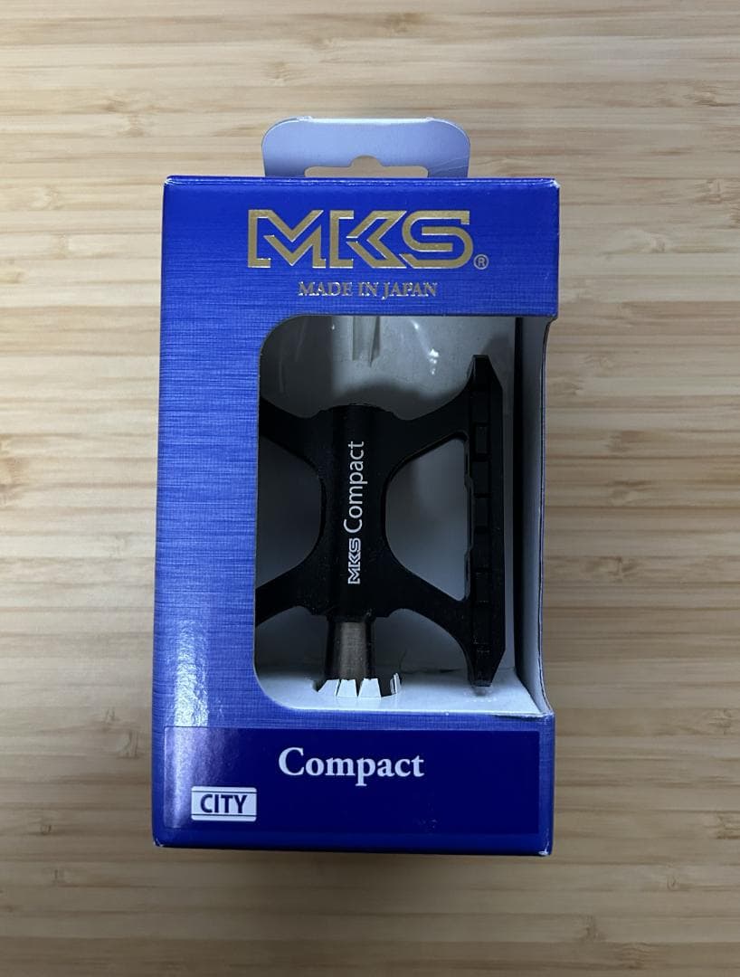 MKS 自転車 ペダル コンパクト ブラック