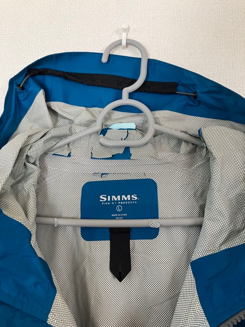 SIMMS フィッシングジャケット　レインウェア　撥水　シムス