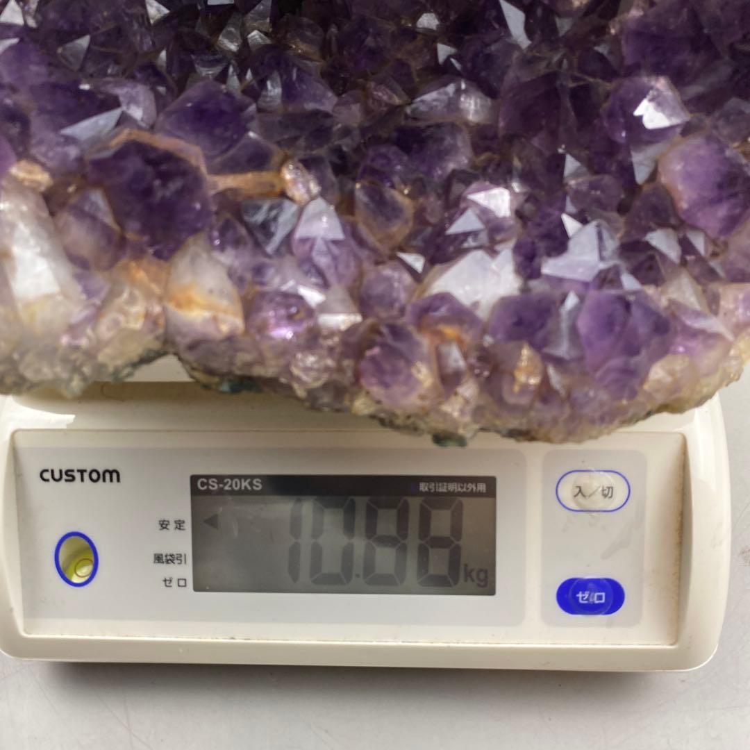 鑑賞石 アメジスト ドーム 大型 約10.88kg 紫水晶 原石 クリスタル