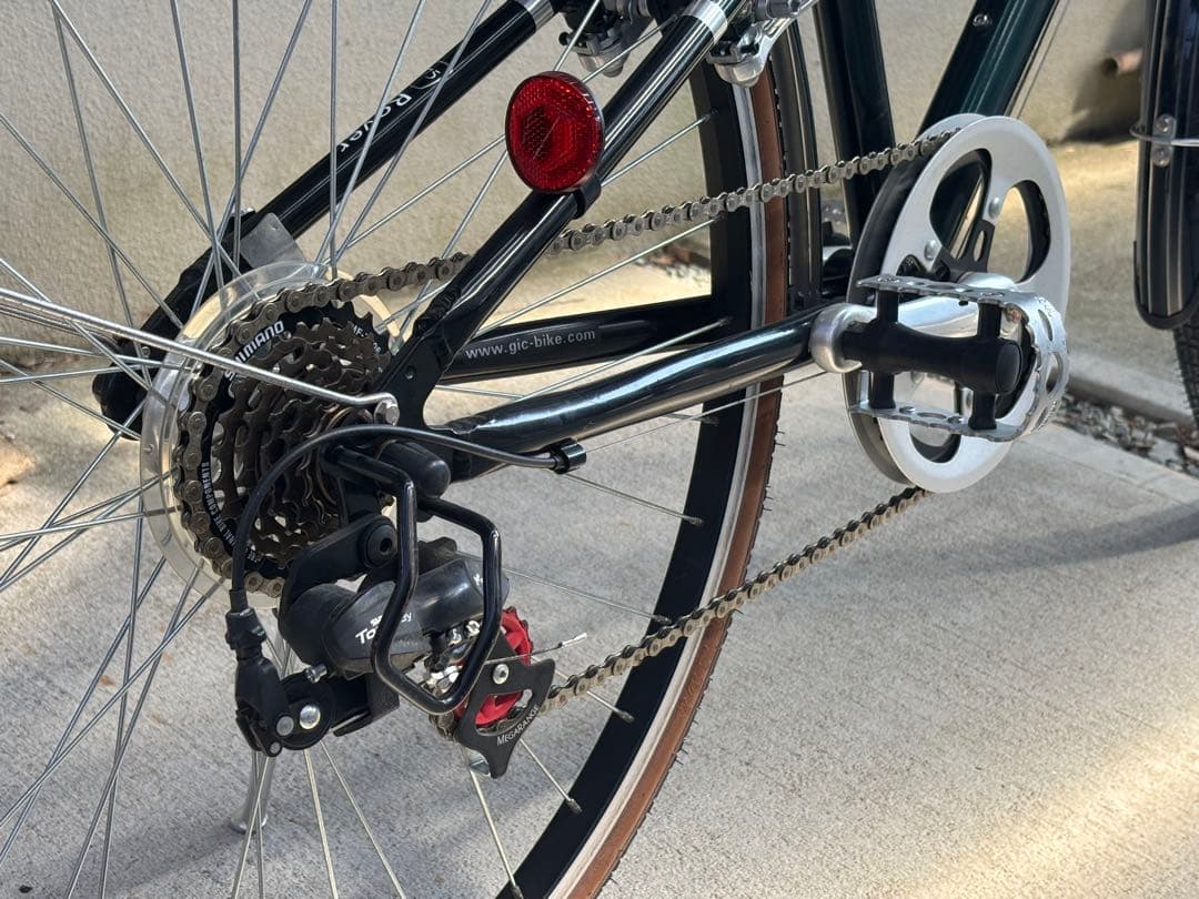 ローバーシティサイクル　ダークグリーン700c(直接引取り限定)
