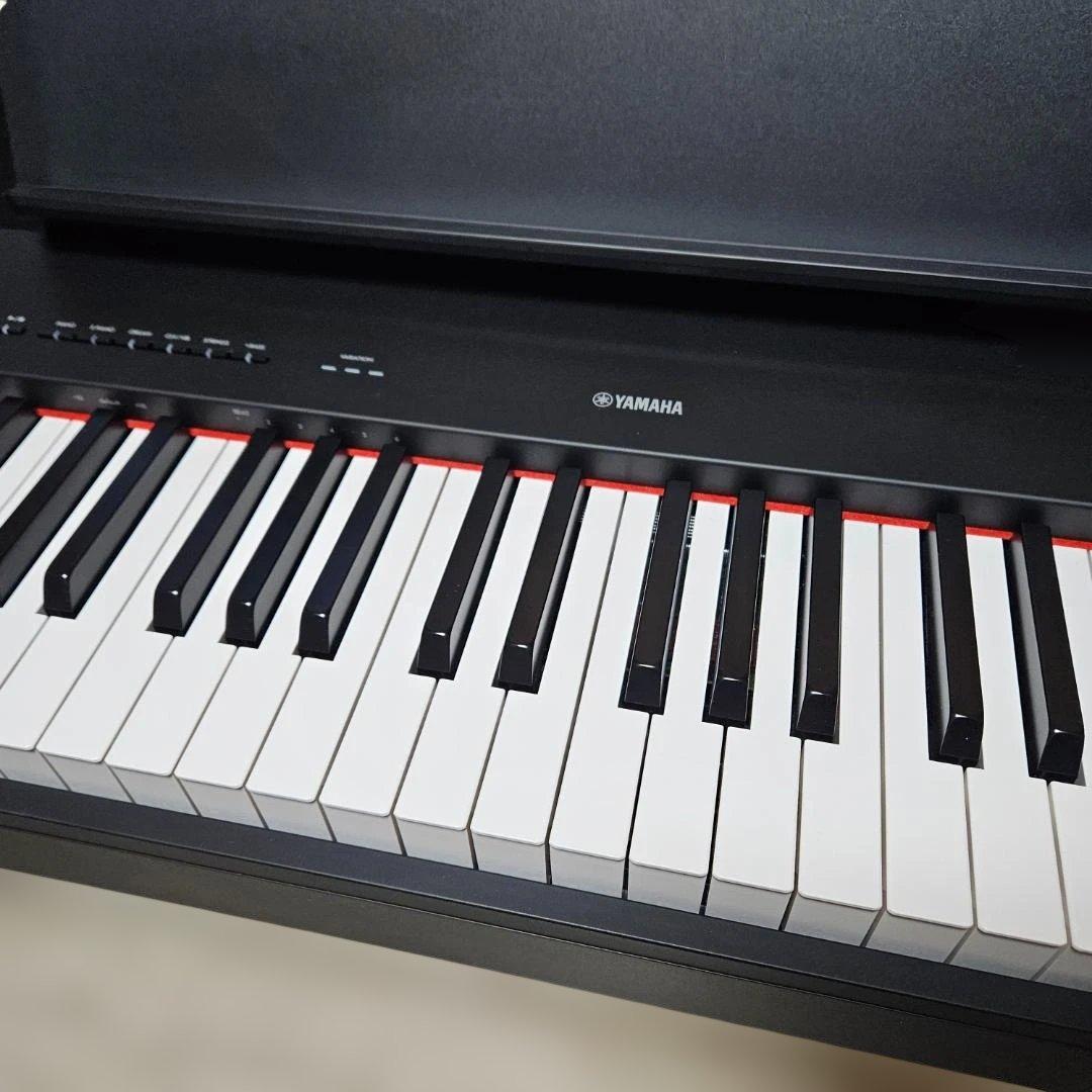 ヤマハ電子ピアノP-225B,スタンド,サスティンペダル,ピアノカバーセット