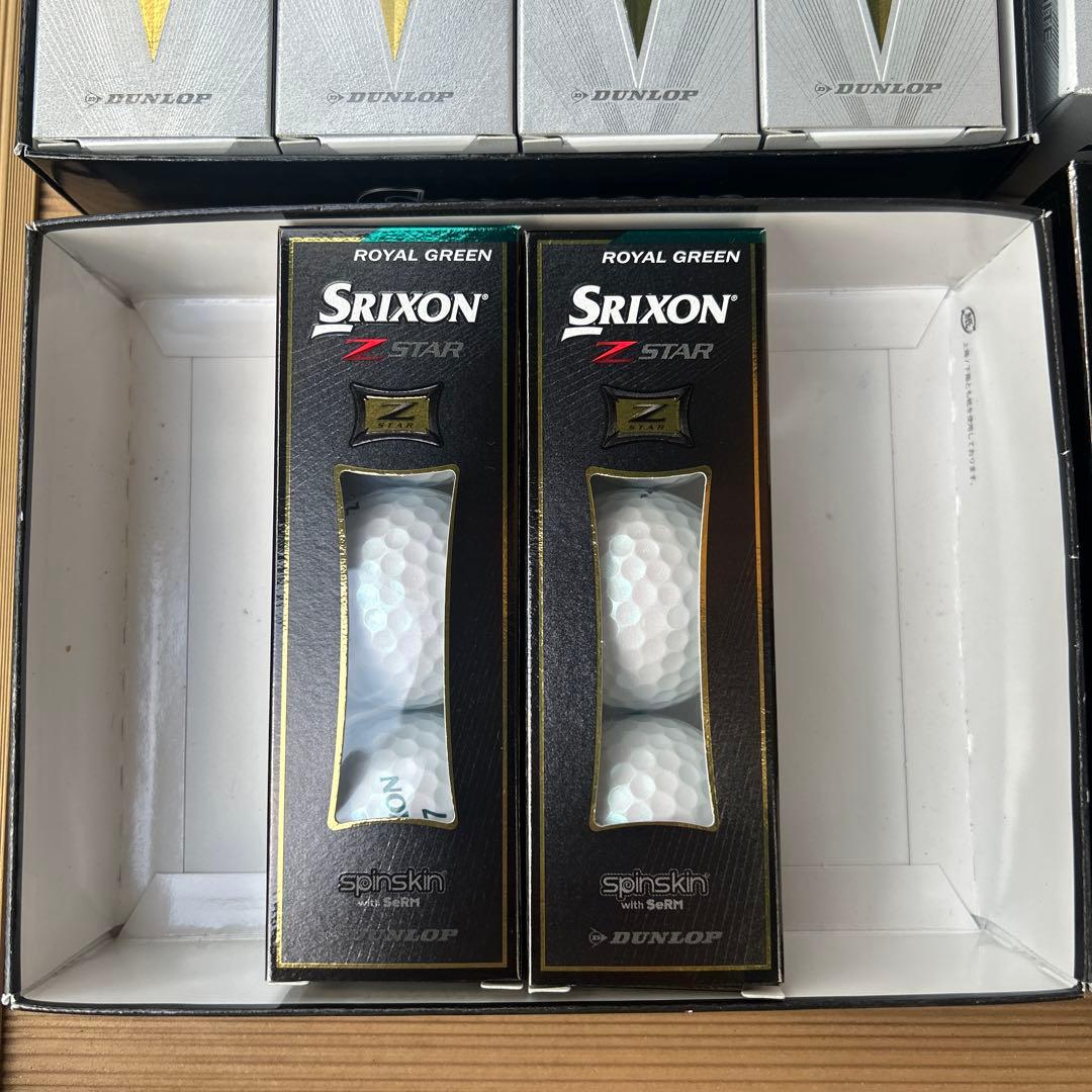 Srixon Z-STAR DIAMOND１ダースとロイヤルグリーン2スリーブ