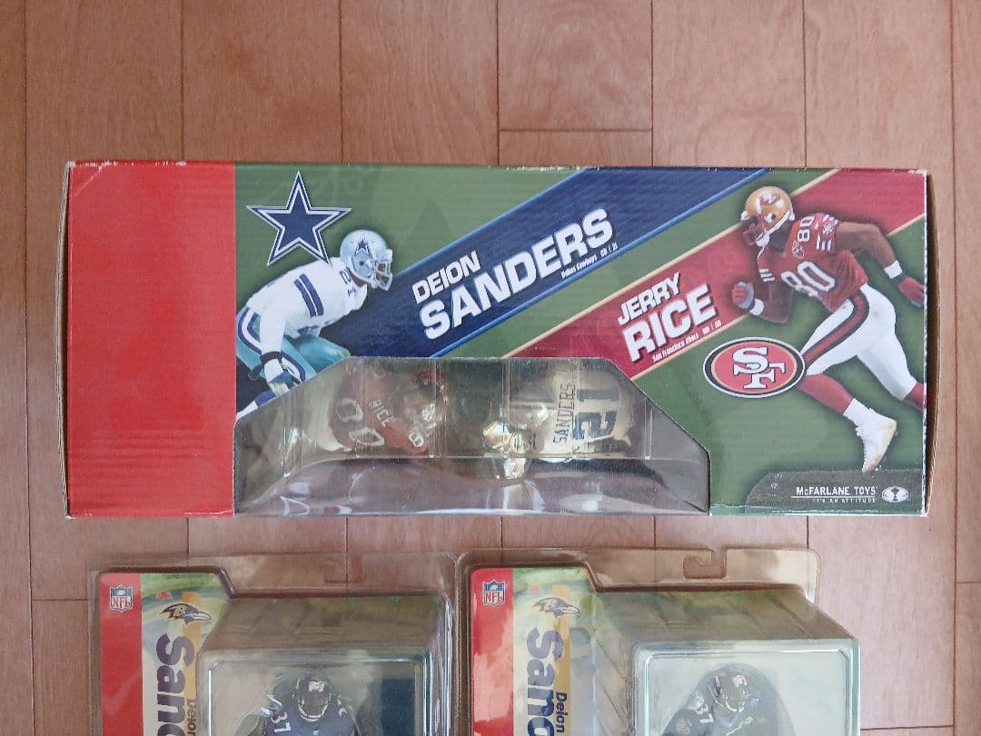 3種 ディオン サンダース DEION SANDERS ジェリー ライス NFL