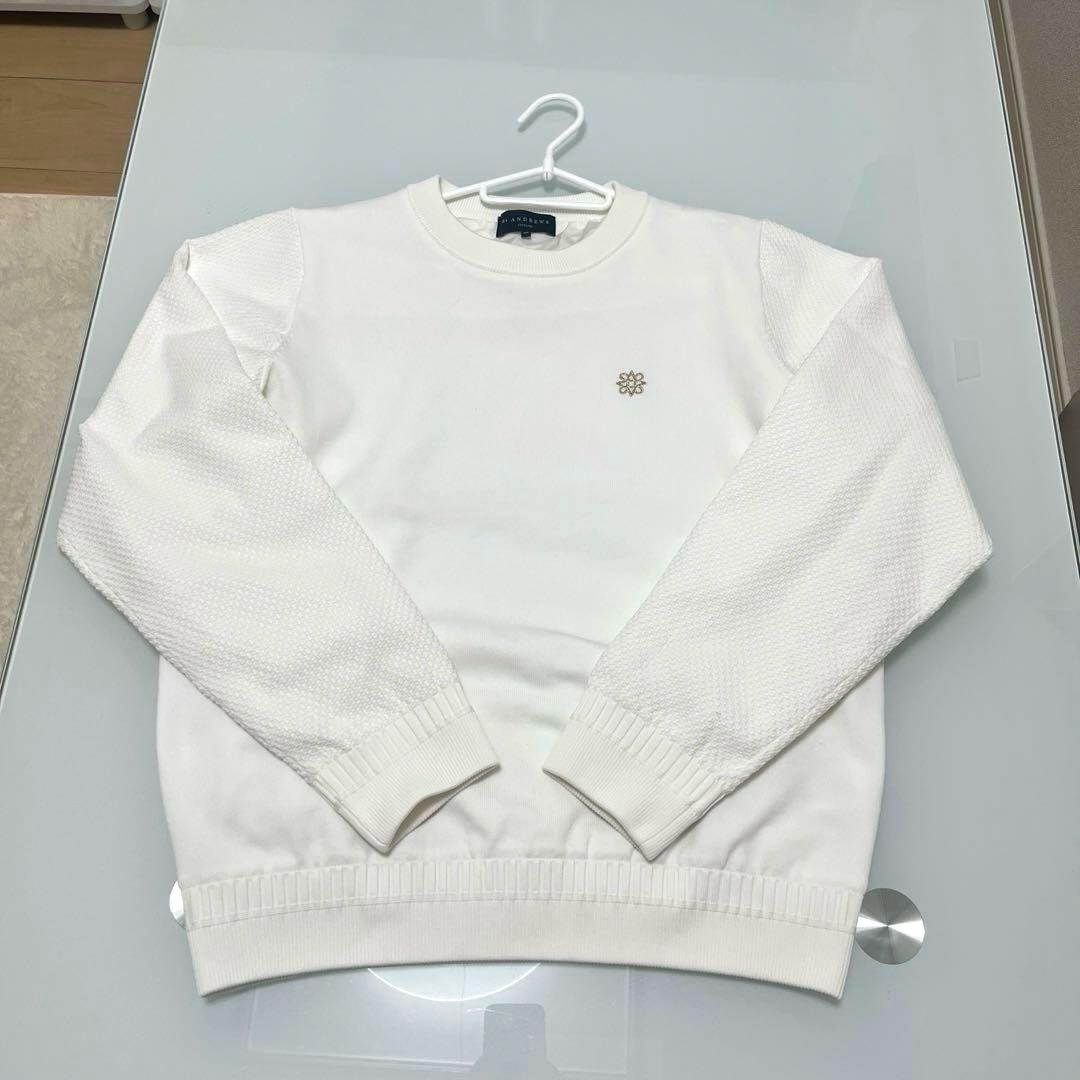St ANDREWS 天竺×リンクス裏地付き プルオーバーセーター レディス