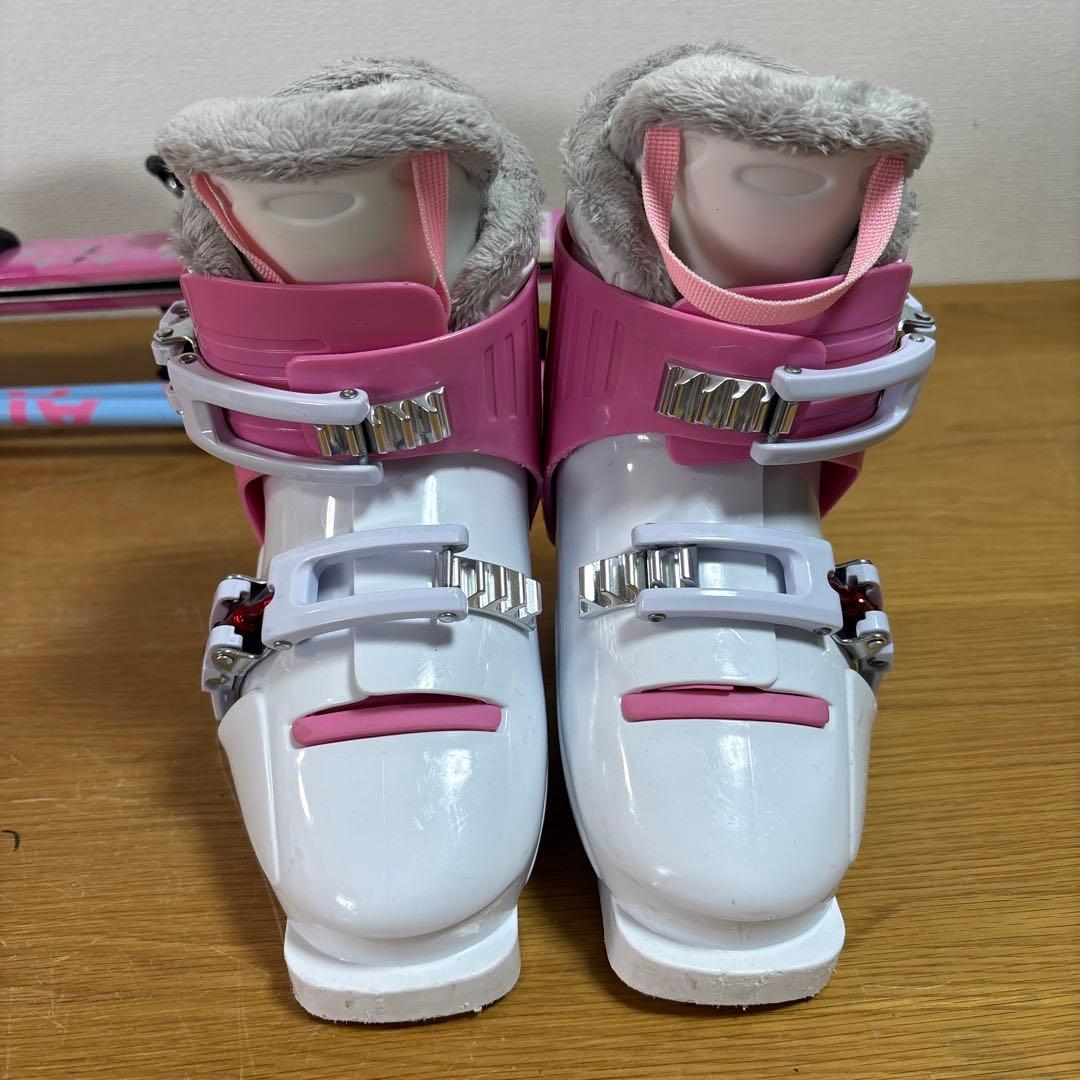 ジュニアスキーセット　ピュアコンシャス 80cm 17cm ストック付