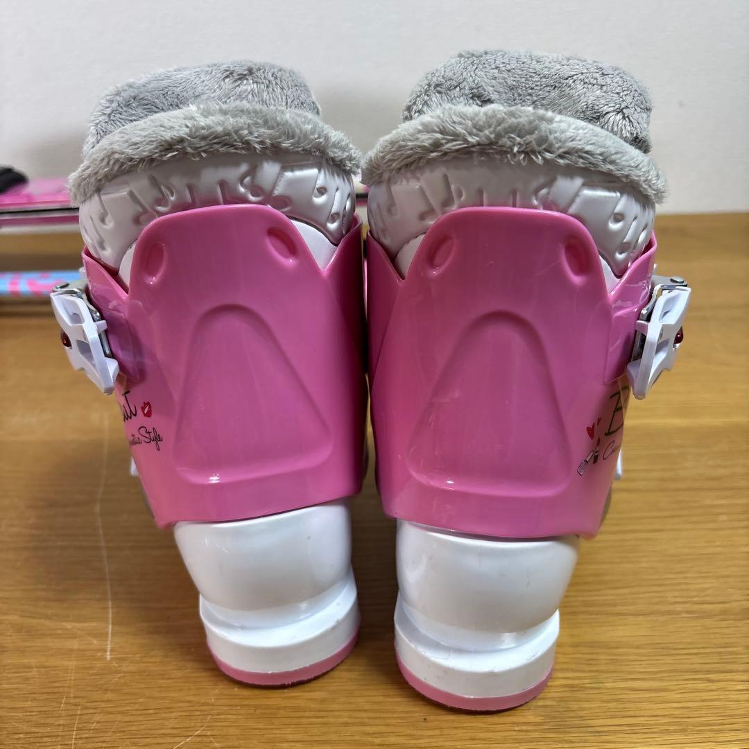 ジュニアスキーセット　ピュアコンシャス 80cm 17cm ストック付