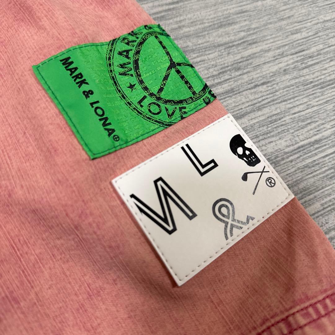 美品　MARK&LONA ウォッシュ加工　ゴルフスカート