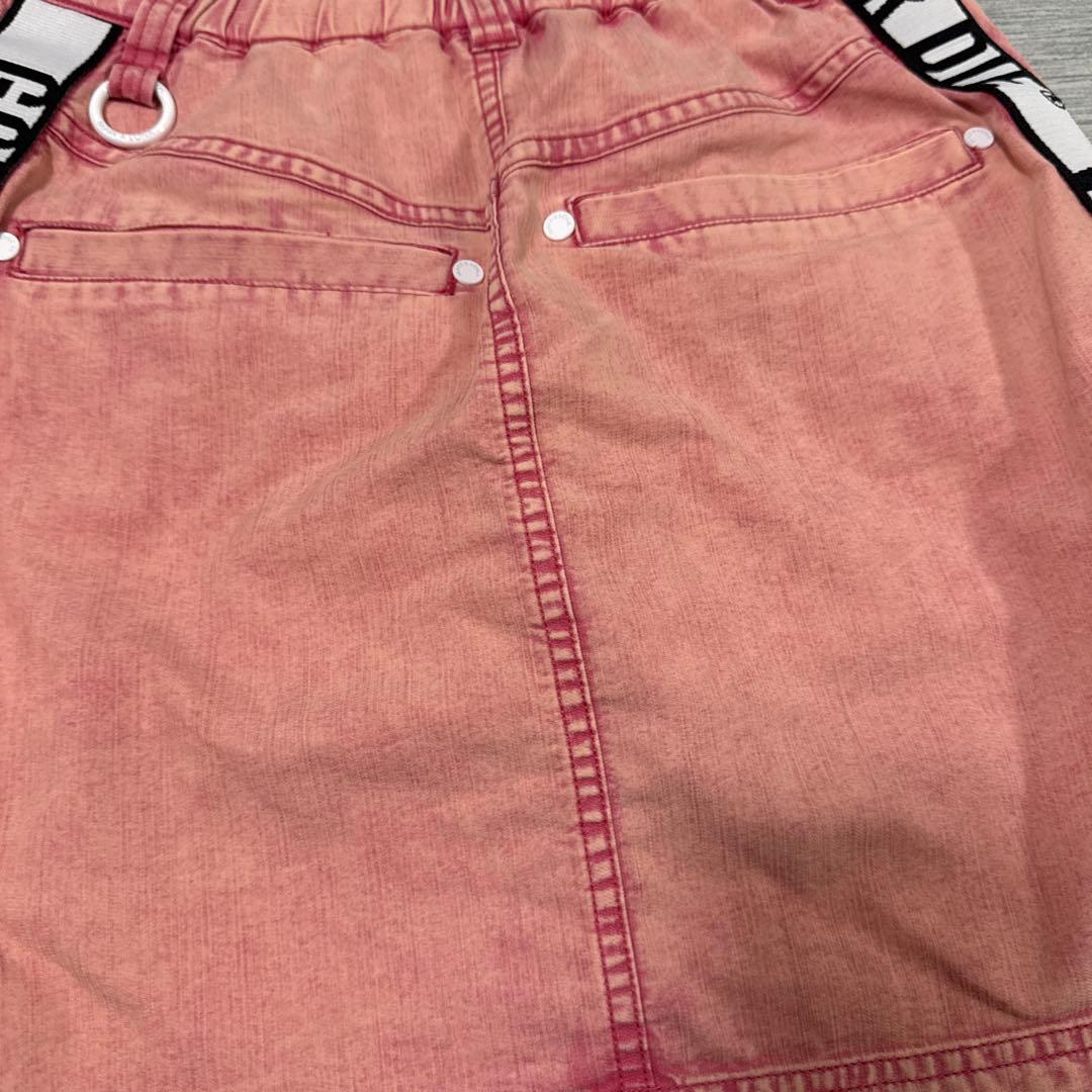 美品　MARK&LONA ウォッシュ加工　ゴルフスカート