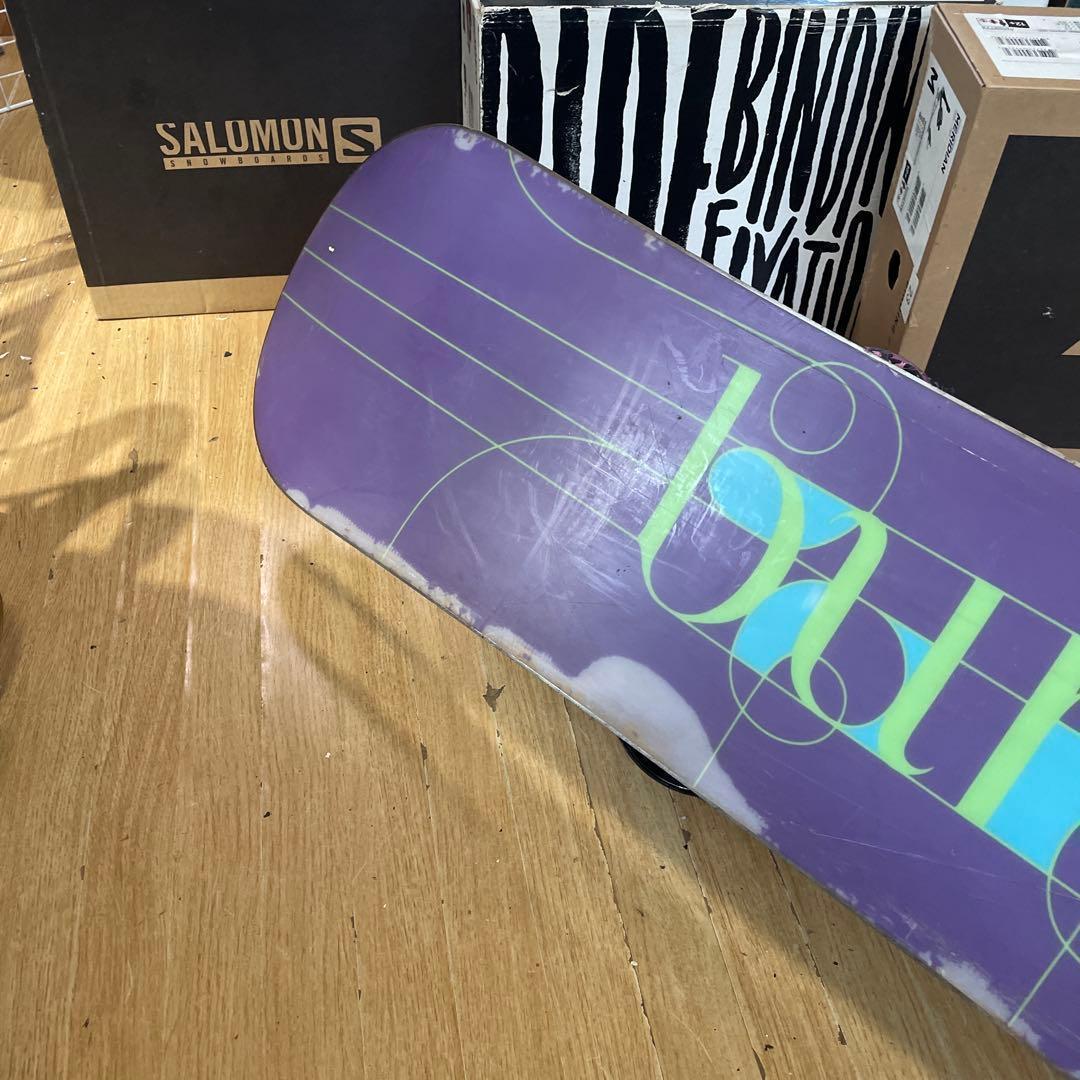 BURTON×FLUX　バートン　フラックスバインディング付　スノーボードセット