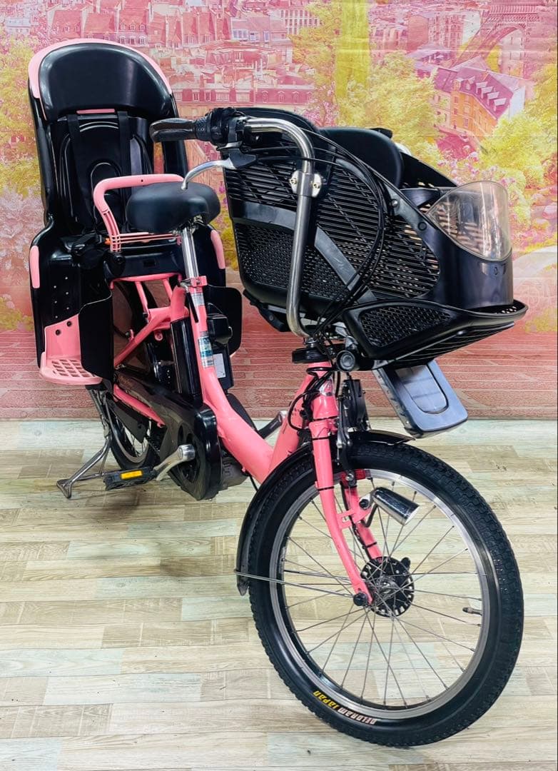 ZK3465 電動自転車 ブリヂストン アンジェリーノ 子供乗せ 20インチ