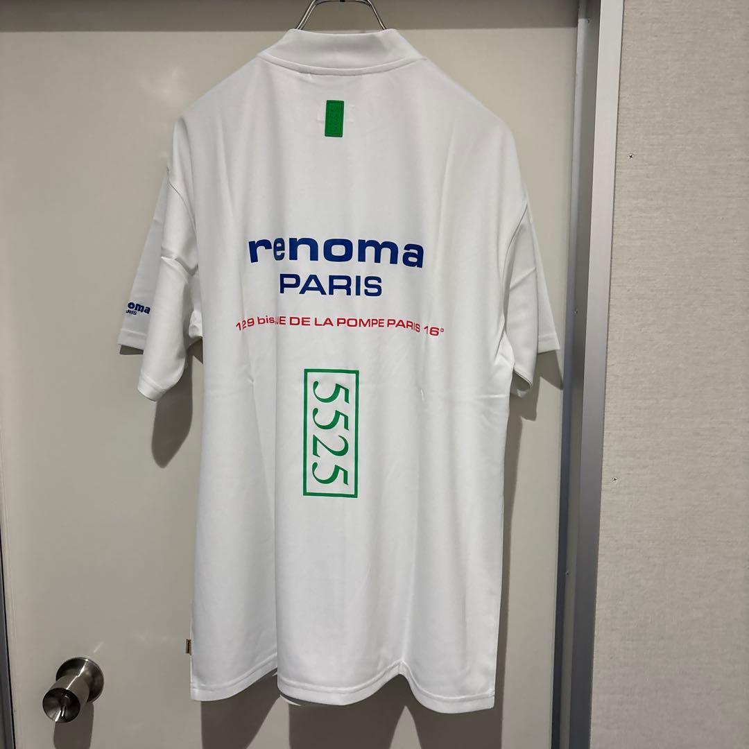 renoma GOLF 5525プリントロゴ モックネックXL