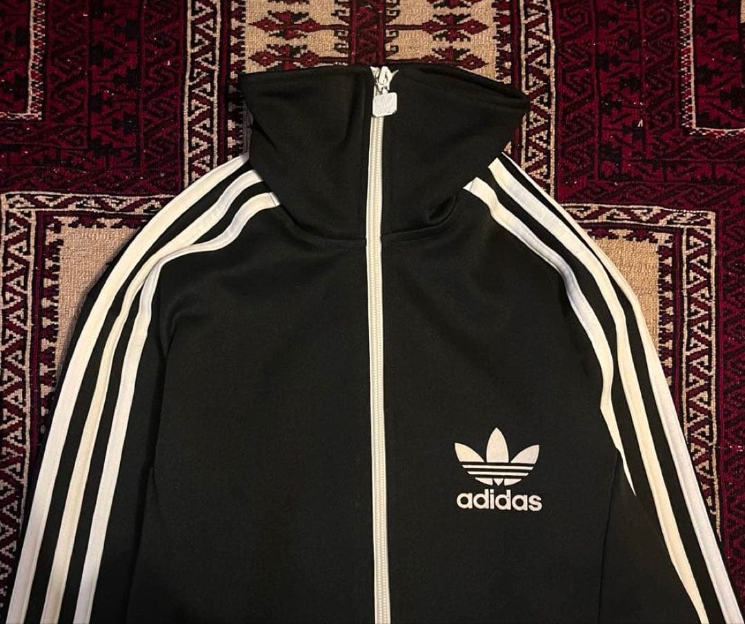 【名作】adidas/EUROPA TT/トラックジャケット/ジャージ/ブラック
