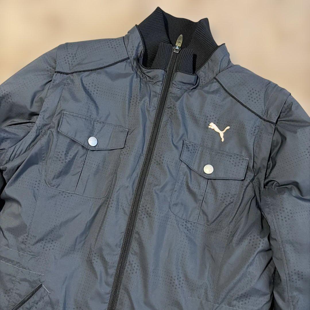新品Lレディース【PUMA】2way GOLF 暖かいダウンジャケット