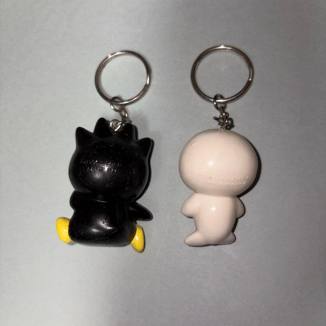 【激レア・レトロ】SANRIO バッドばつ丸・グッドはな丸 キーホルダー