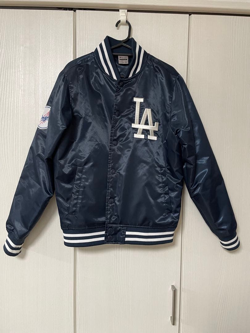 LA dodgers ロサンゼルスドジャース スタジアムジャケット ネイビー