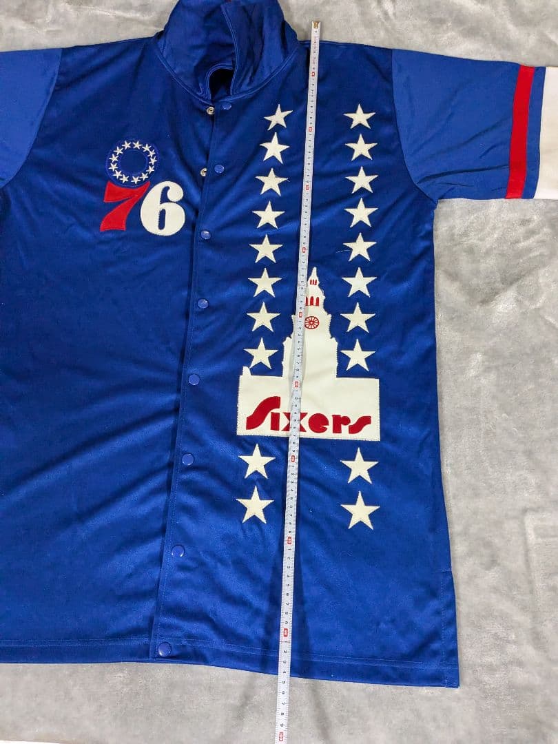 値下げしましたよ NBA 76ers 　 　 　 　ミッチェル＆ネスゲームシャツ