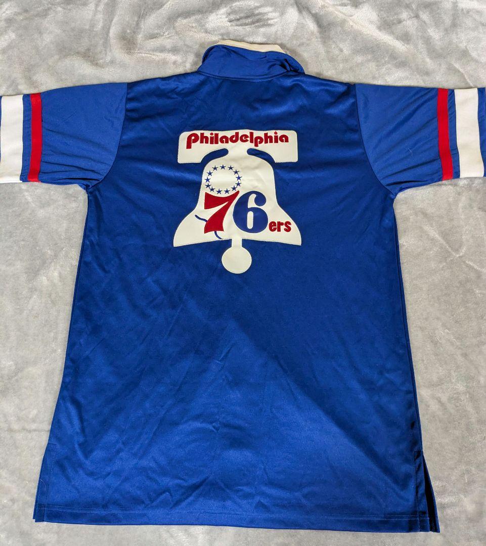 値下げしましたよ NBA 76ers 　 　 　 　ミッチェル＆ネスゲームシャツ
