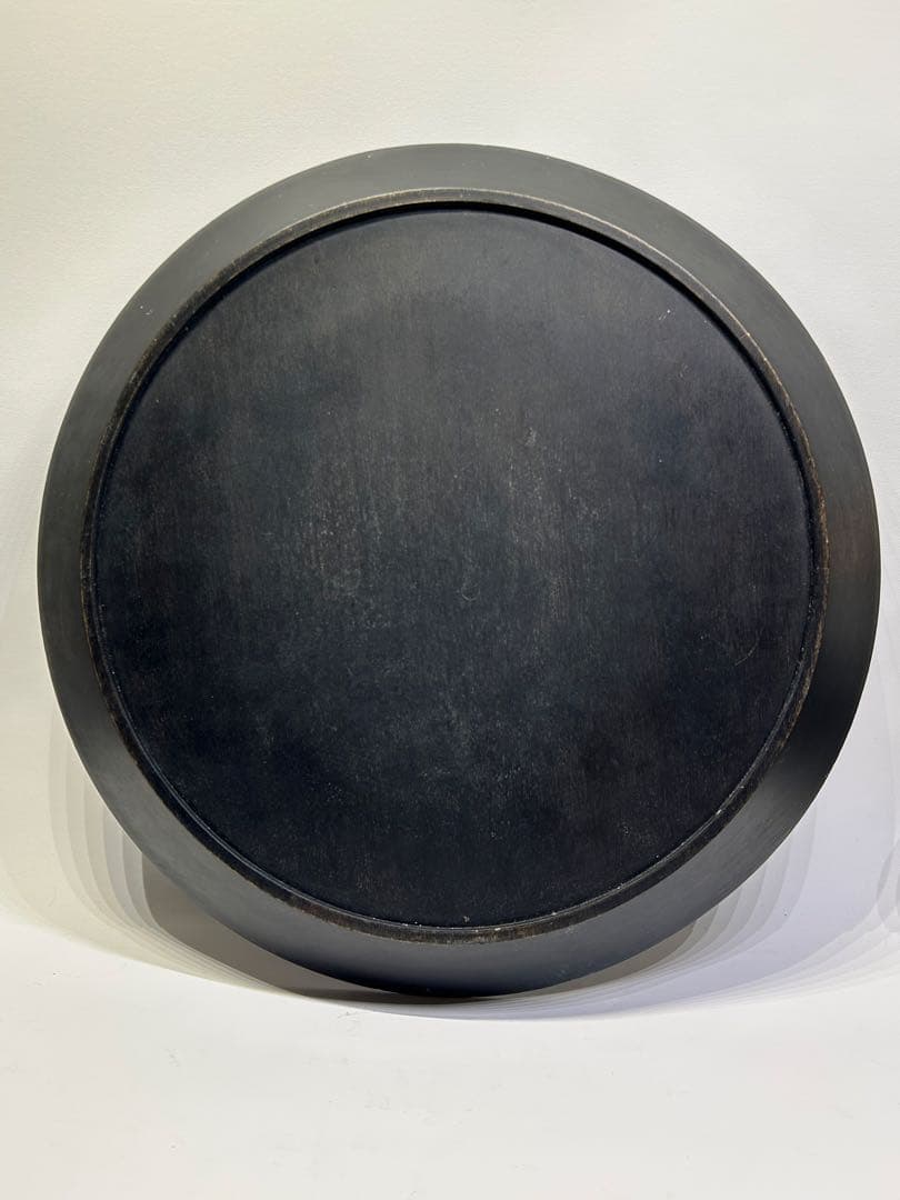 井藤昌志 丸盆33cm トレイ 三度黒