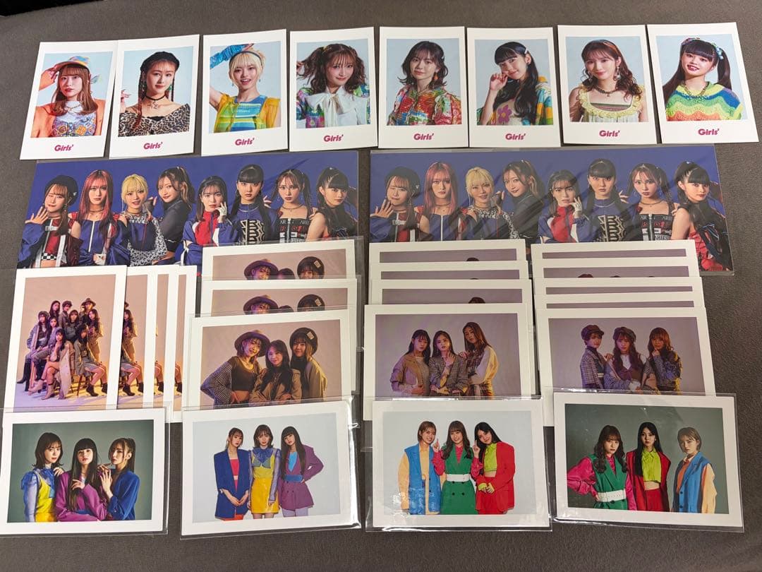 Girls2 ペンライトCD特典ブックカレンダートレカ　フォトブックうちわケース
