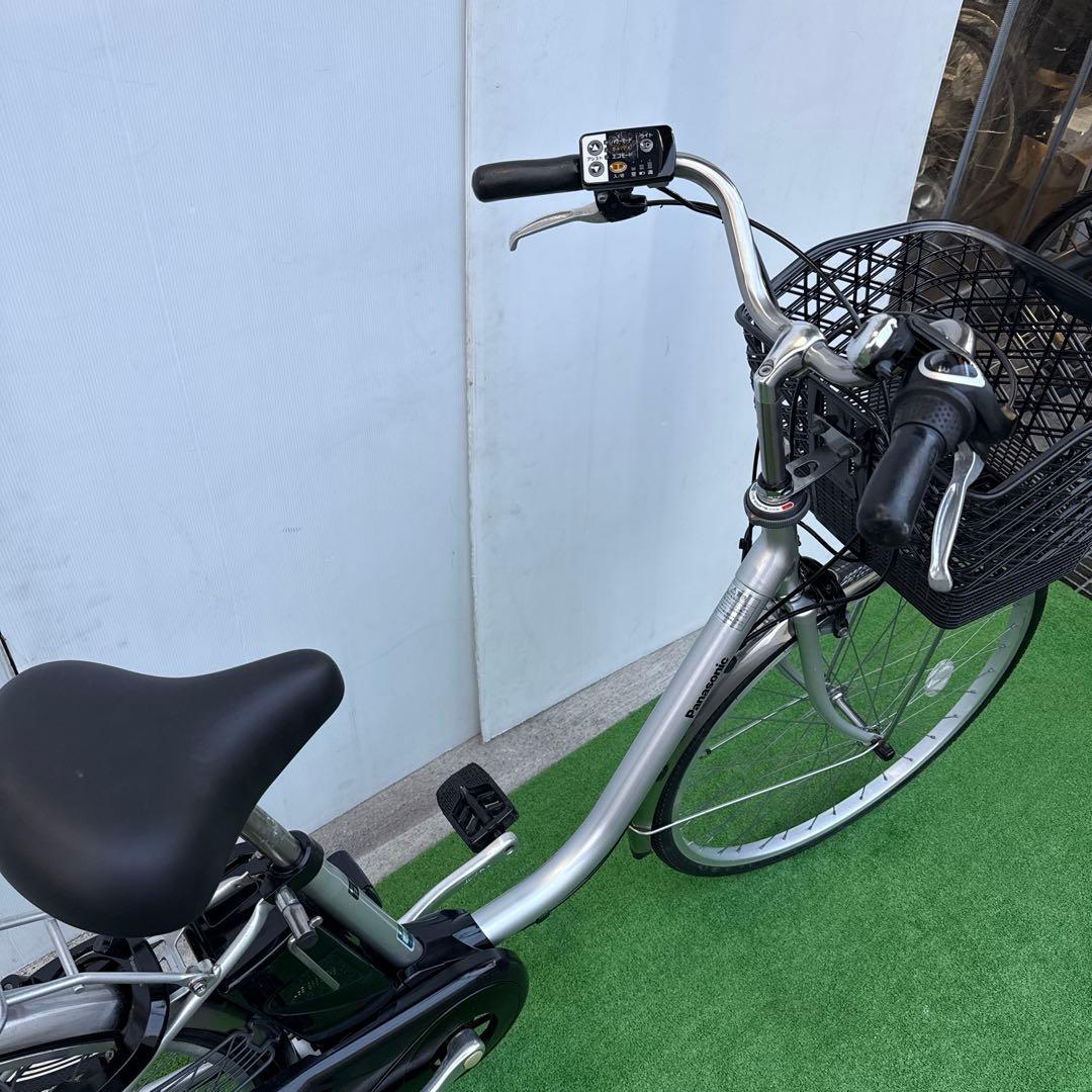 Panasonicパナソニック電動アシスト自転車26インチ8.9Ahシルバー2