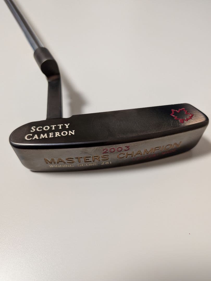 Scotty Cameron 2003 Masters Champion パター