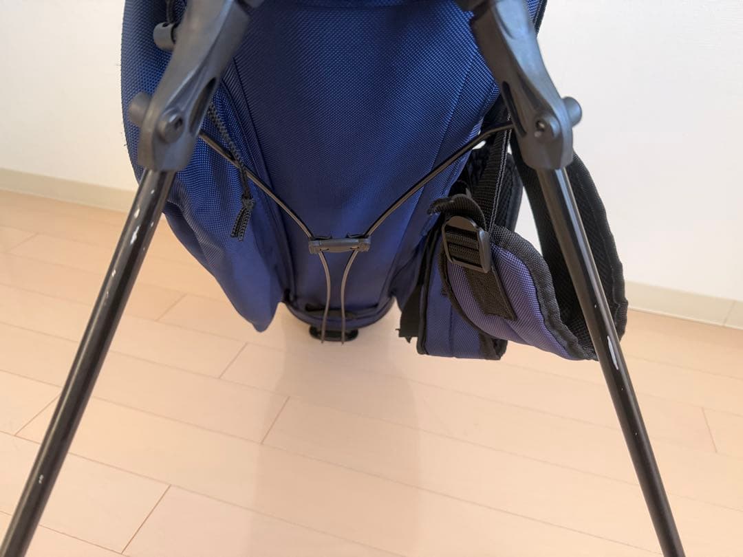 KIKASHICYCLE GOLF キャディバッグ ネイビー