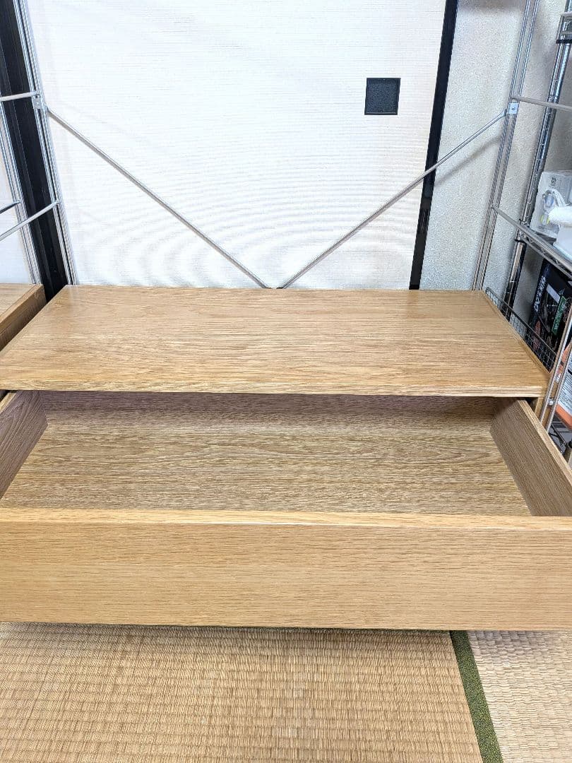 【美品】無印良品 ステンレスユニットシェルフ ワードローブ 棚 ラック 収納棚