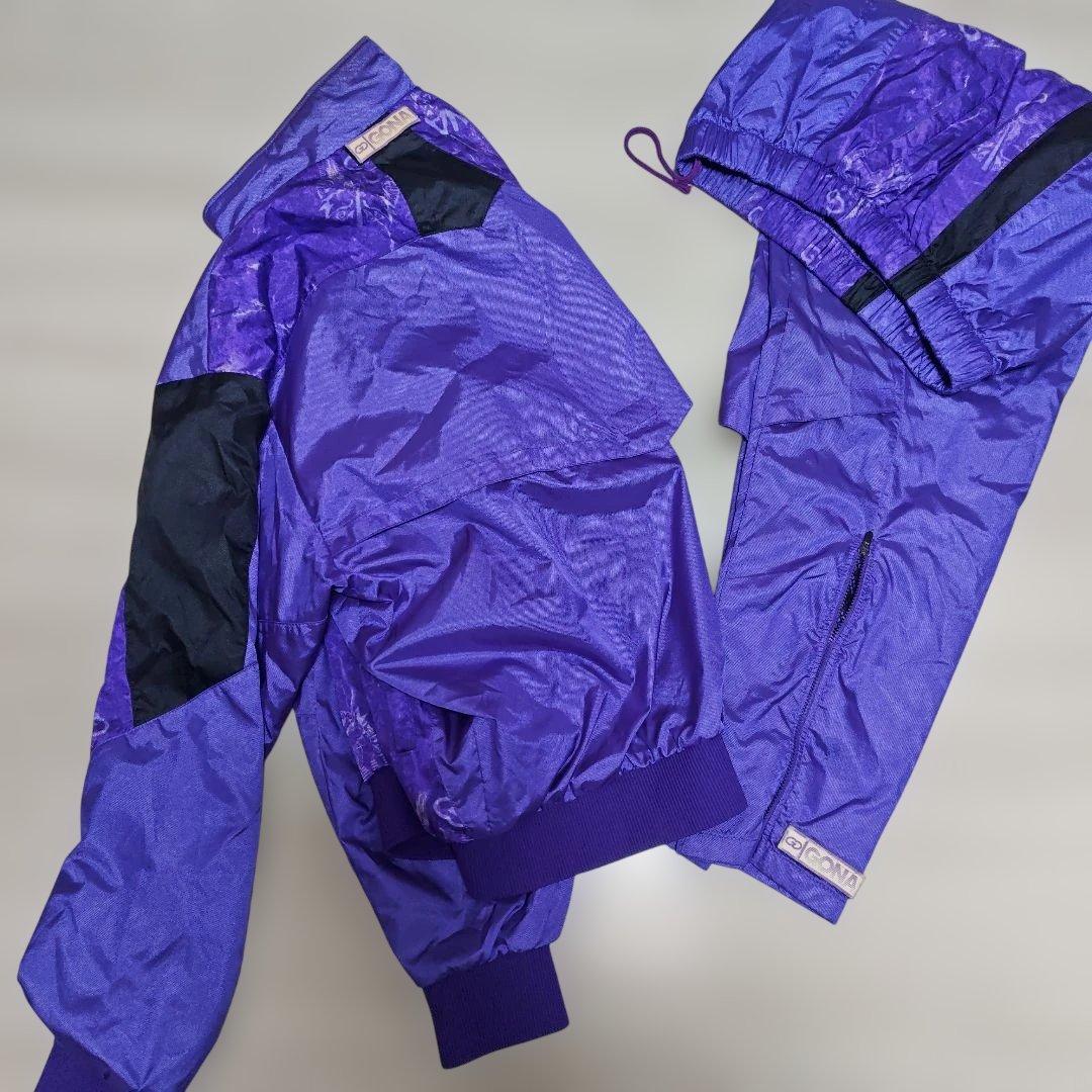 90s GONA byアシックス　ウィンドブレーカー　上下　日本製　ASICS