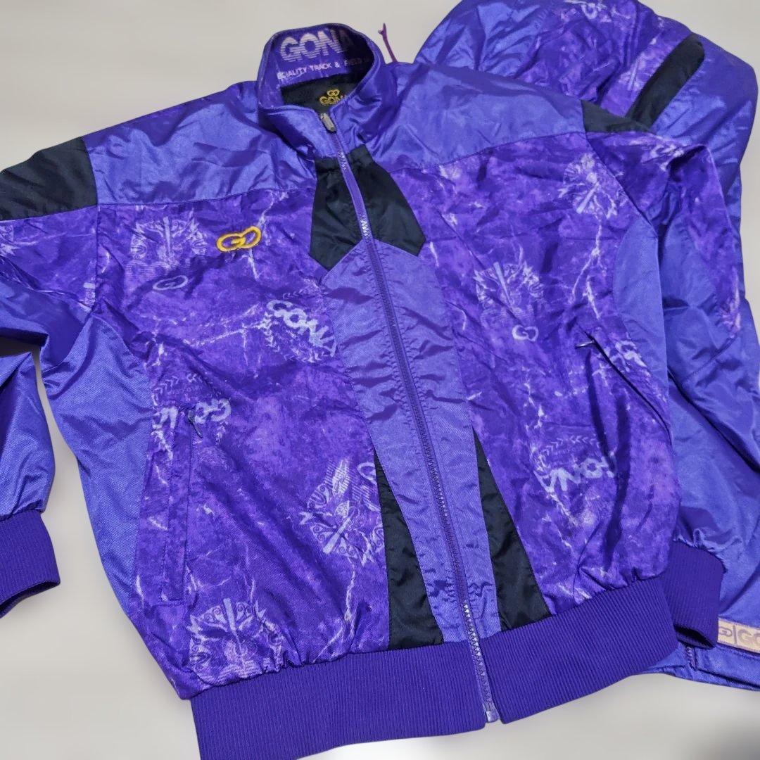90s GONA byアシックス　ウィンドブレーカー　上下　日本製　ASICS