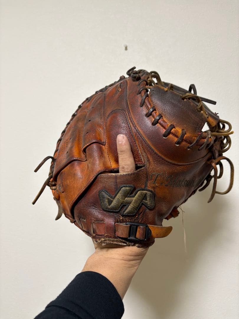 プロ野球支給品　硬式キャッチャーミット