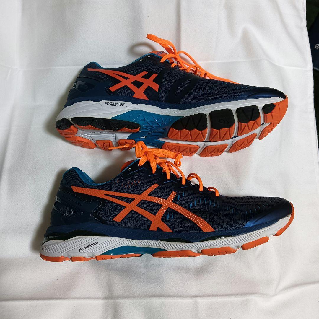 や*ん様 【新品】ASICS GEL-KAYANO23 28センチブルー×オレン
