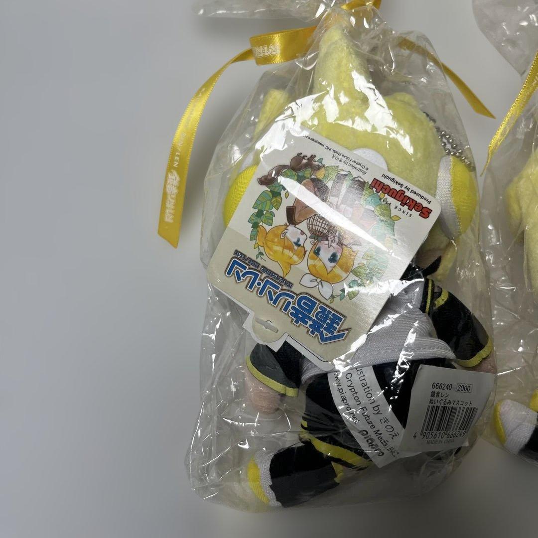 【未開封品】鏡音リン レン ぬいぐるみ ボカロVOCALOID セキグチ製