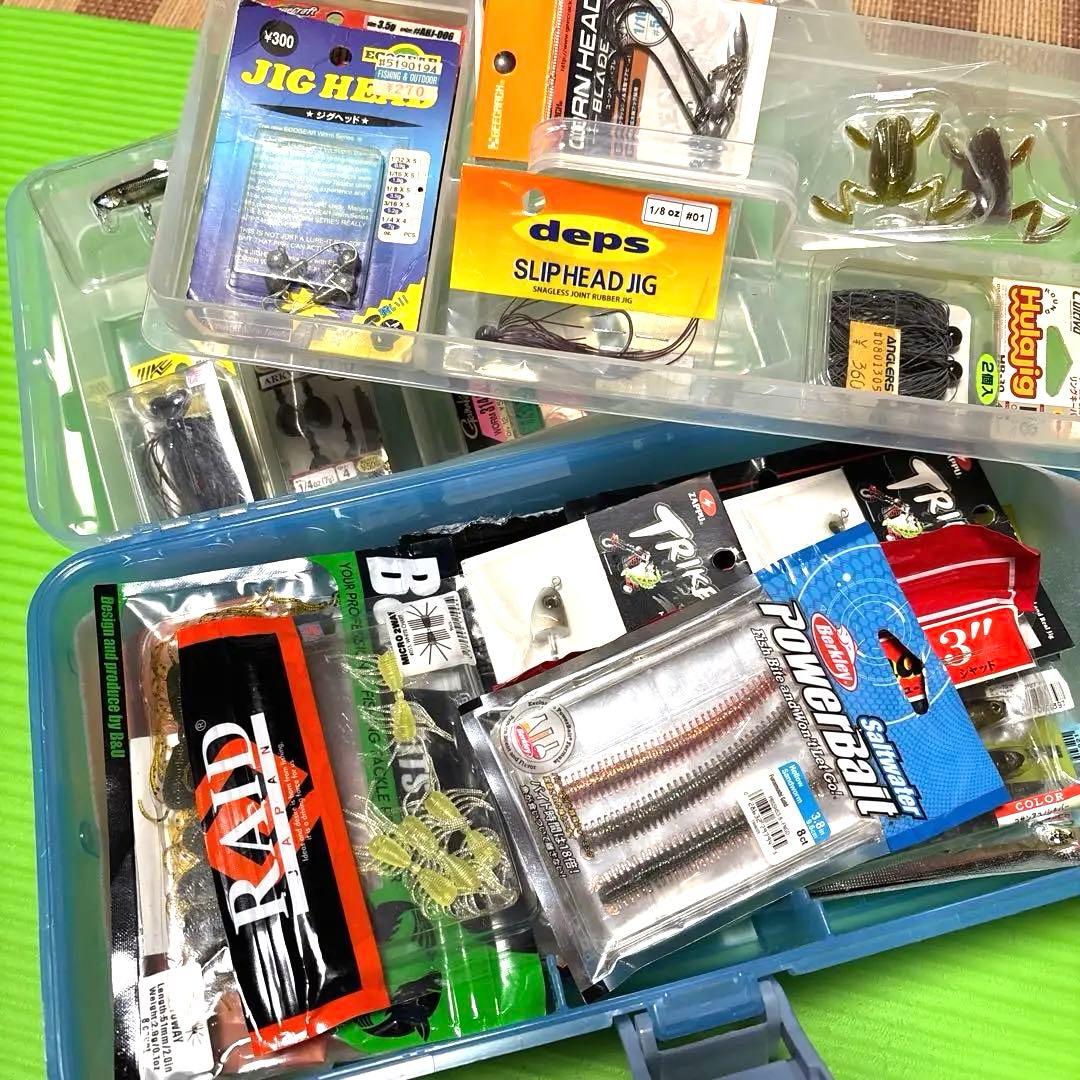 バス釣り引退　ワームセット　大量ワーム　ゲーリーヤマモト　デプス　フロッグ　など