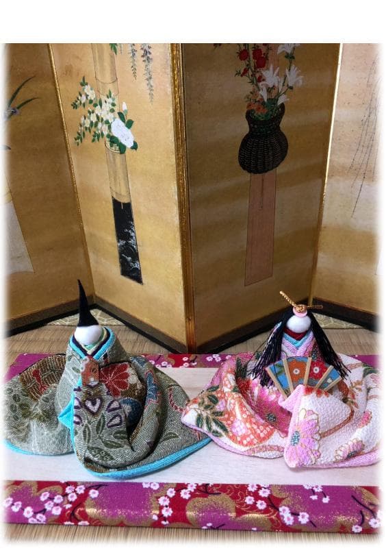 .【新品未使用】【節句飾り]　01　 雛人形と室内鯉のぼり