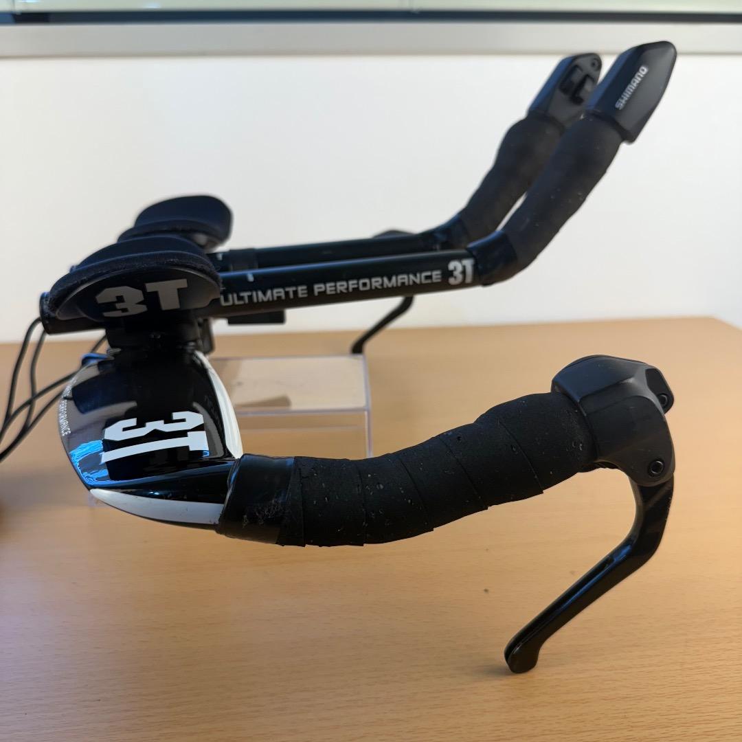 3T AURA カーボンDHハンドルバー＆Di2 電動変速 ブレーキレバーセット