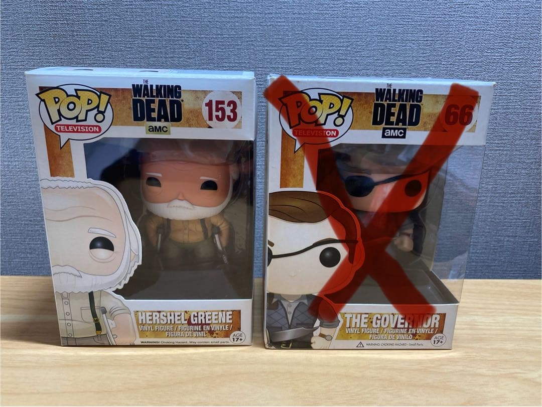 ウォーキング・デッド ダリル、リック、ハーシェル　Funko pop