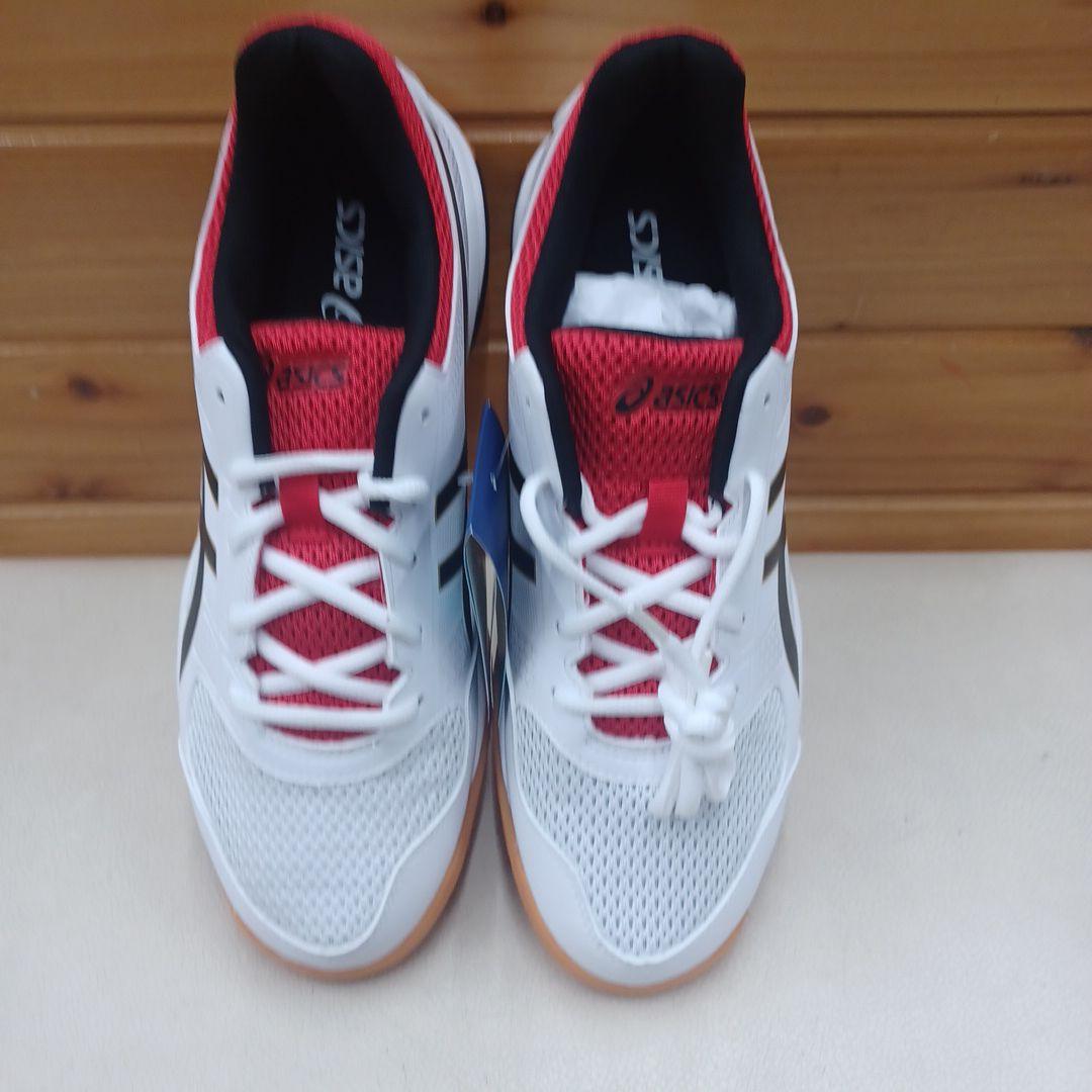 ASICS バレーボールシューズ ホワイト/レッド/ブラック　27cm