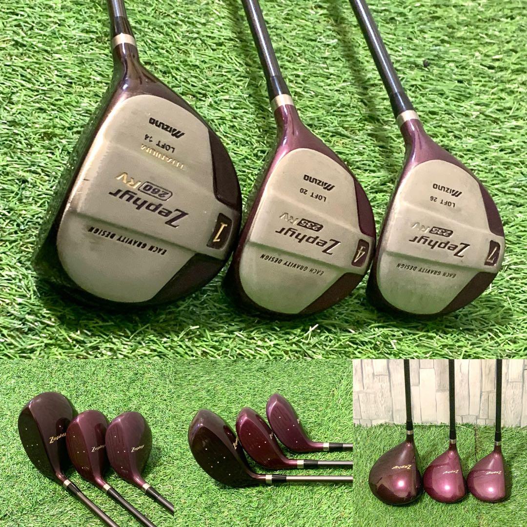 良品 クラブ全てMIZUNO レディースゴルフクラブセット豪華11本 バッグ付