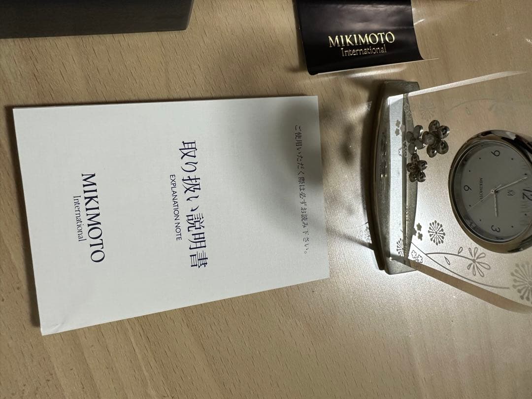 MIKIMOTO 置き時計、装飾もの