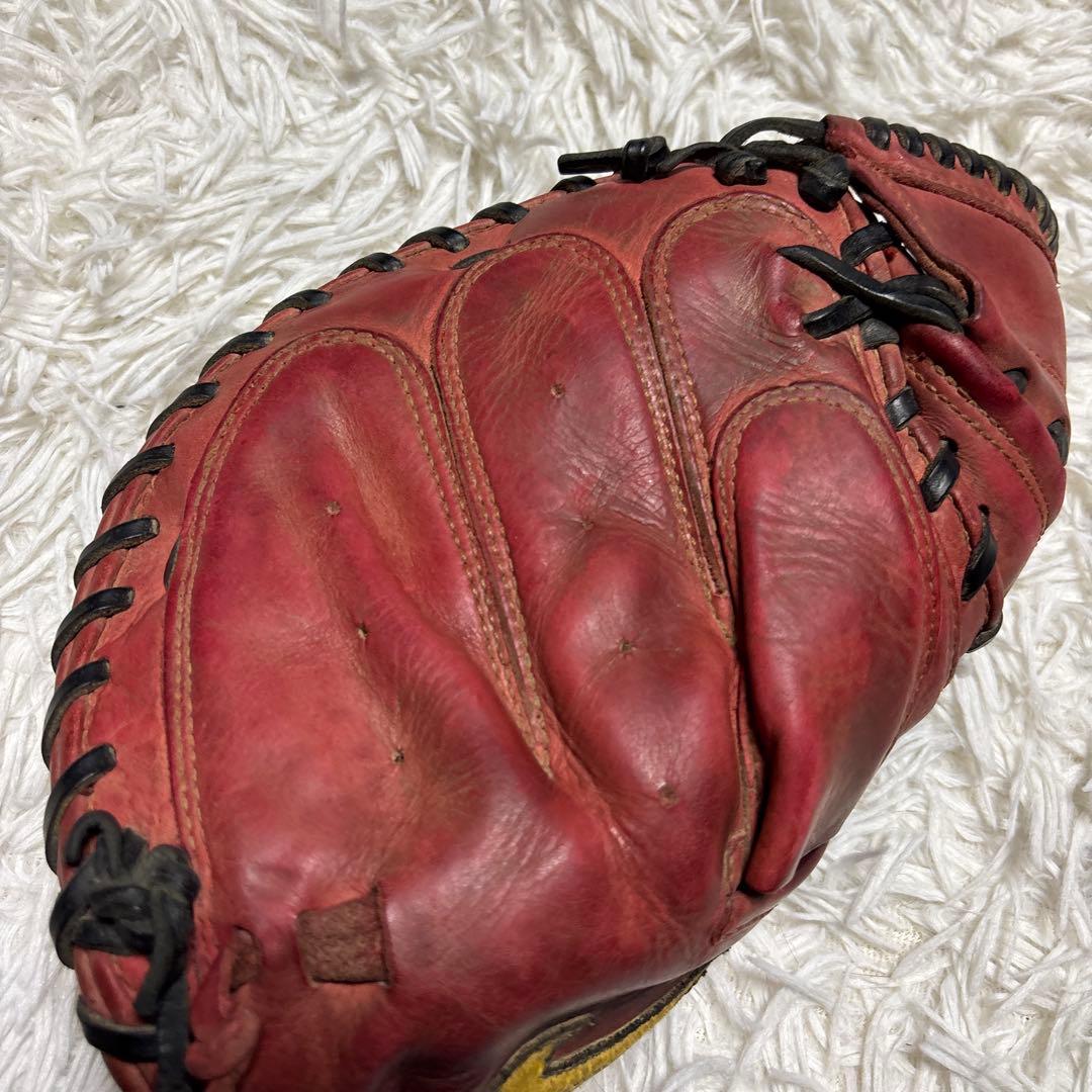 希少 NIKE ナイキ 城島モデル キャッチャーミット 軟式少年 赤 右投げ