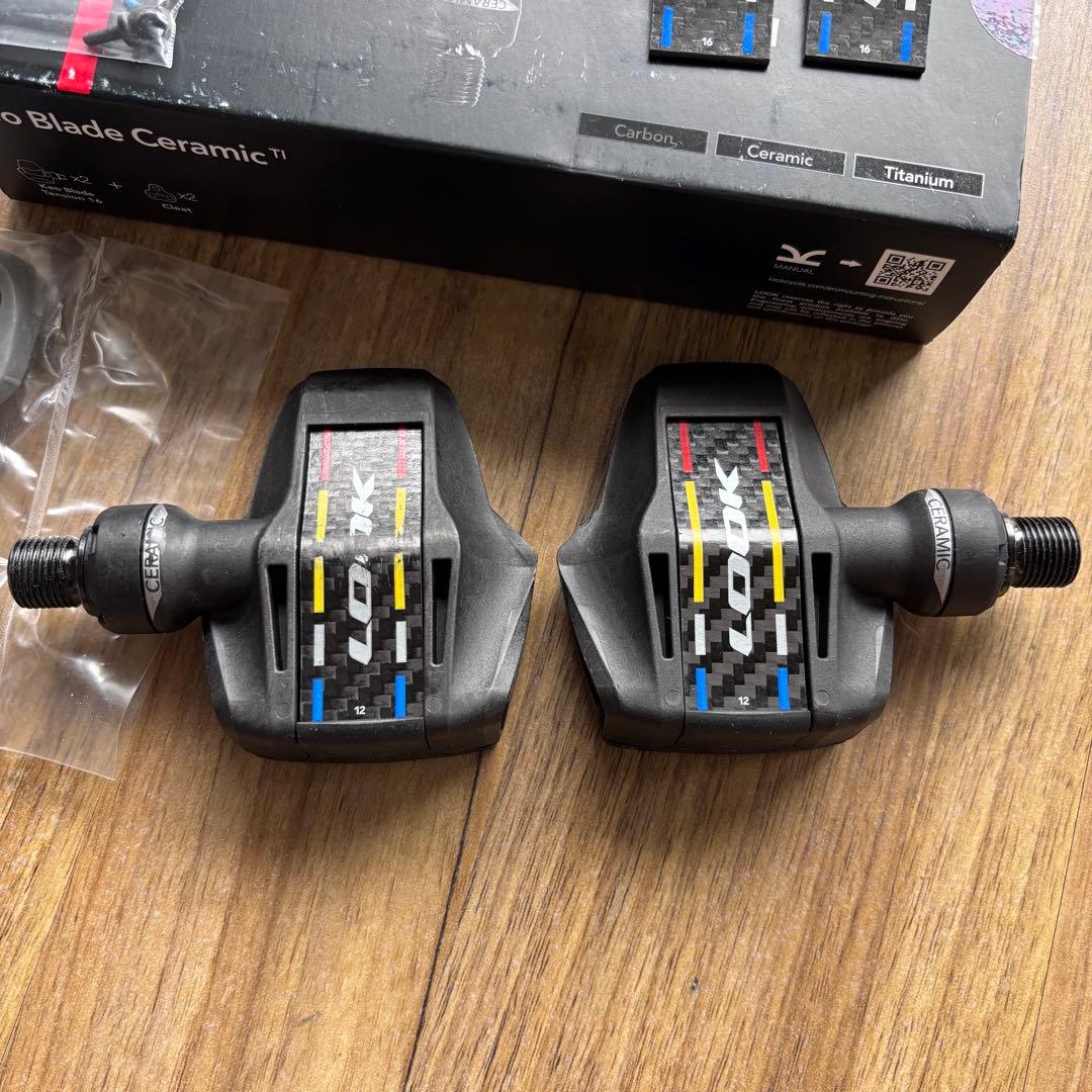 LOOK(ルック) KEO ブレード カーボン セラミック Ti 16 ペダル
